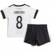 Billige Tyskland Leon Goretzka #8 Hjemmetrøye Barn VM 2022 Kortermet (+ korte bukser)